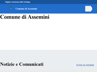 Sito istituzionale del Comune di Assemini (Cagliari) Sardegna
