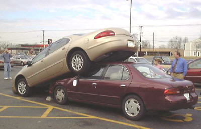 In amaerica hanno la mania dei parcheggi pericolosi