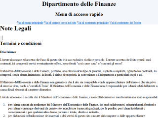Ministero delle Finanze