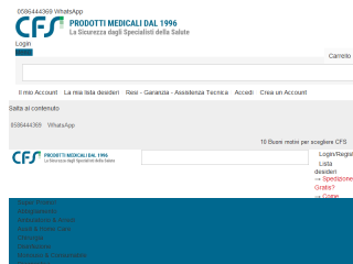 Articoli medico-sanitari  - Vendita on line