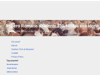 Impero Romano d´Oriente 330-1453 la sua storia