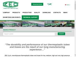 Zec S.p.A. - Tubi flessibili termoplastici e PTFE