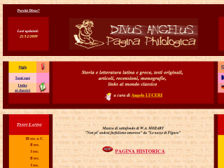 Divus Angelus Pagina Philologica