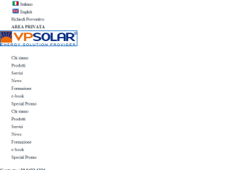 VP SOLAR – fotovoltaico ed eolico