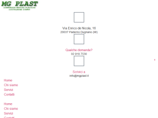 MG Plast stampaggio materie plastiche