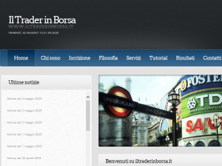 Il trader in borsa