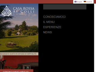 CASA ROSSA AI COLLI - Alloggio agrituristico a Ragogna Friuli Udine