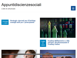 Appunti di Scienze Sociali ed altro