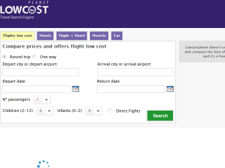 Il motore di comparazione per voli low cost e hotels
