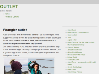 Outlet Magazine - La guida agli outlet italiani