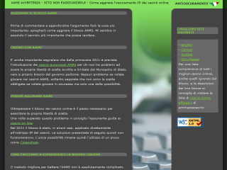 AntiOscuramento.com: aggirare l´oscuramento di casino´ online