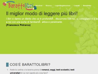 Scambio, vendita ed acquisto di libri