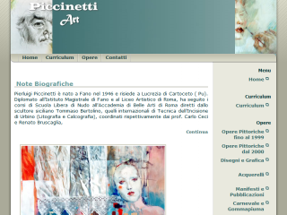 Pittore galleria quadri dipinti Prof. Pierluigi Piccinetti - Fano - ac