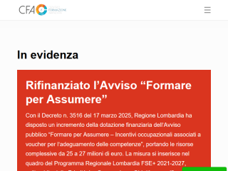 C.F.A. - Centro di Formazione Professionale Avanzata