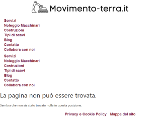 Movimento Terra - Scavi e sbancamenti