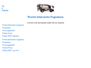 Pronto Intervento Fognature