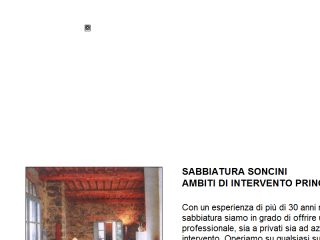 Sabbiatura Soncini