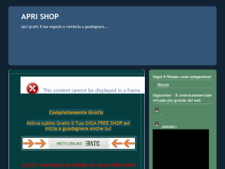 GUADAGNA CONINTERNET, APRI IL TUO SHOP GRATIS