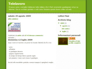ottimo telelavoro online da casa sul web