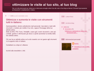 con noi puoi creare il tuo sito, inoltre puoi migliorarne le visite