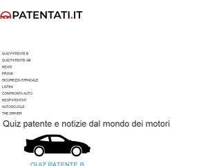 Simulazione patente di guida