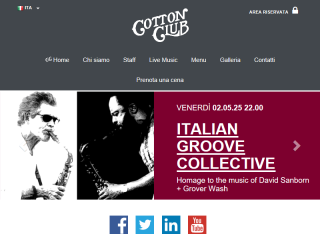 Cotton Club - Ristoranti a Roma con concerti di musica dal vivo jazz.