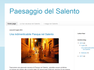 Blog paesaggio Salento