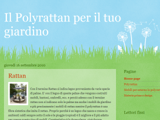Polyrattan per esterni