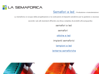 Semafori a led - Produzione di impianti semaforici