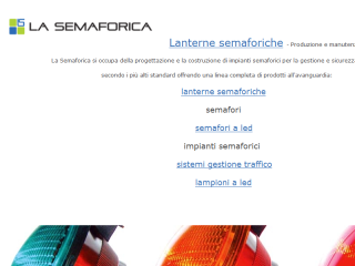 Lanterne semaforiche - Produzione di impianti semaforici
