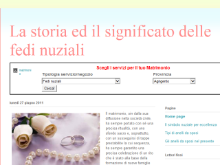 Origini degli anelli di sposi