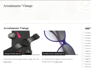 Arredamento vintage