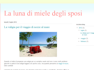 Luna di miele romantica