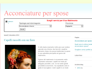 Blog acconciatura per sposa