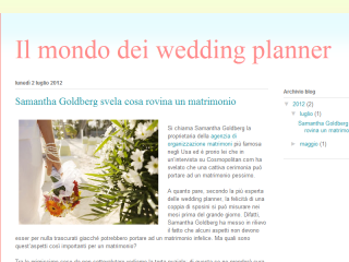 Blog wedding planner