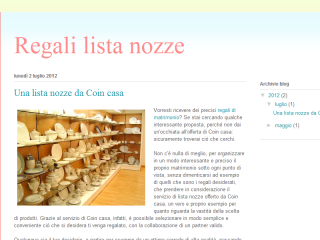 Blog regali matrimoni