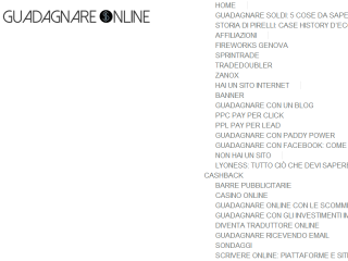 Guadagnare online