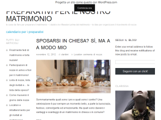 Matrimonio in chiesa o in comune
