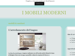 Approfondimento per l`arredo del bagno