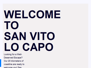 Portale su San vito lo capo Sicilia informazioni turistiche