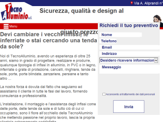 Tecno Alluminio produzione infissi a Roma.