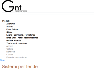 GNT: Accessori per Tende, Bastoni per Tende, Aste Binari e Finali
