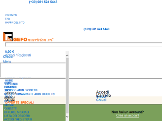 GE.FO. nutrition Srl: shop online di Integratori Nutraceutici